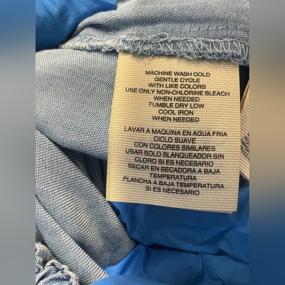 Rachel Rachel Roy Off-The-Shoulder Chambray Dress – XL – NWT – $102 Retail - Picture 7 of 9